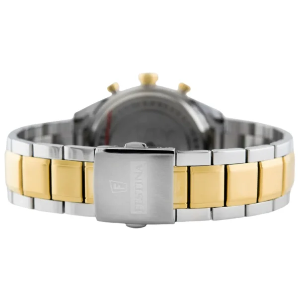 ساعت مردانه فستینا مدل F16761/1، ساعتی بند استیل از این برند اسپانیایی است. واچزاپ نمایندگی رسمی عرضه فستینای اصل در کشور همراه با ضمانت نامه بین المللی.