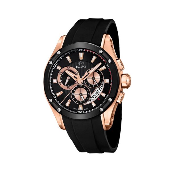 ساعت مردانه جگوار مدل J691/1، ساعتی اسپرت و لوکس با بند رزین از این مجموعه سوئیسی است. واچزاپ نمایندگی رسمی عرضه جگوار اصل بهمراه ضمنات بین‌المللی در کشور.