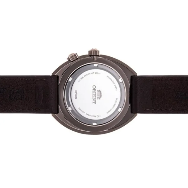 ساعت مردانه اورینت مدل RA-AA0E06B09C، ساعتی بند چرمی از این برند ژاپنی است. واچزاپ نمایندگی رسمی عرضه اورینت های اصل در کشور.