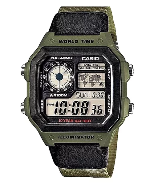 ساعت مچی مردانه کاسیو مدل AE-1200WHB-3B