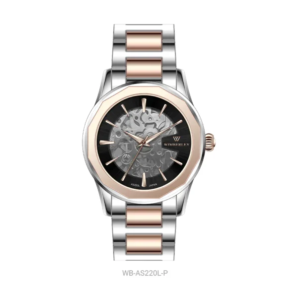 ساعت مچی زنانه ویمبرلی اتوماتیک مدل WB-AS220L-P